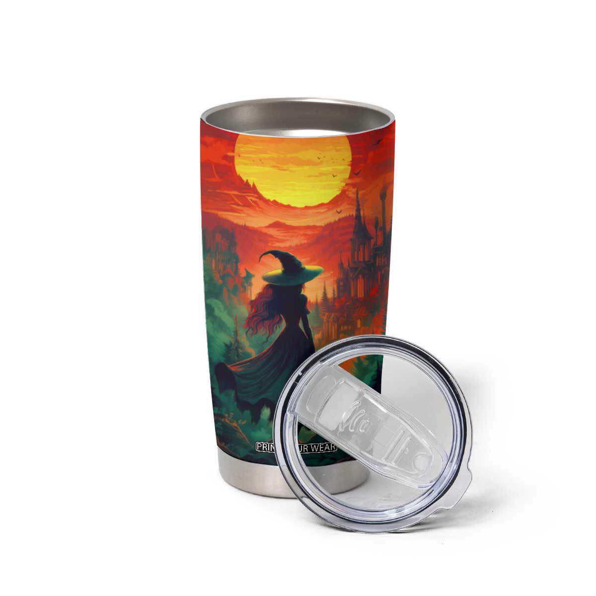 Witch Halloween Autumn Tumbler Cup Personalized TS04 Print Your Wear