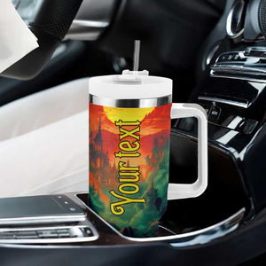 Witch Halloween Autumn Tumbler With Handle Personalized TS04 Print Your Wear