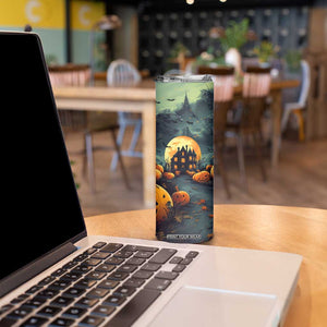 Halloween Pumpkin Skinny Tumbler Personalized TS04 Print Your Wear