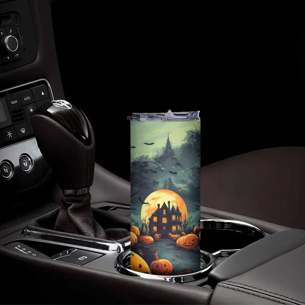 Halloween Pumpkin Skinny Tumbler Personalized TS04 Print Your Wear