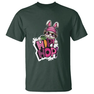 Easter Day Cool Hip Hop Bunny T Shirt TS09 Dark Forest Green Printyourwear