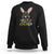 Easter Day Sweatshirt Bunny The Hippie To The Hip Hop TS09 Black Printyourwear