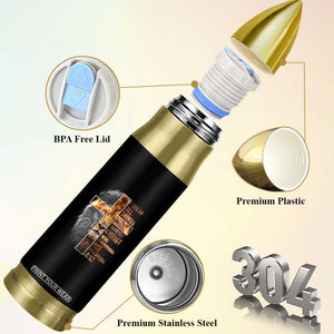 Christian Faith Bullet Tumbler Lion I Can Do All Things Through Christ Who Strengthers Me TS09 Print Your Wear