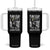 Christian Tumbler With Handle Faith Over Fear Jesus Lion TS09 One Size: 40 oz Black Print Your Wear