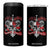Viking 4 in 1 Can Cooler Tumbler FxxK Heaven Valhalla Awaits Norse Mythology TS09 One Size: 16 oz Black Print Your Wear