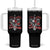 Viking Tumbler With Handle FxxK Heaven Valhalla Awaits Norse Mythology TS09 One Size: 40 oz Black Print Your Wear