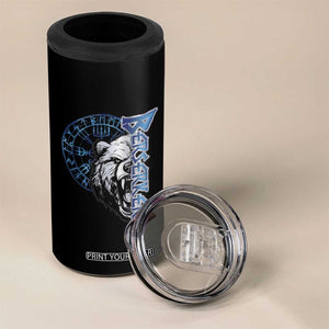 Viking 4 in 1 Can Cooler Tumbler Berserk Bear Warrior Odin Norse Mythology TS09 Print Your Wear