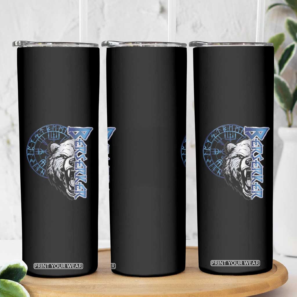 Viking Skinny Tumbler Berserk Bear Warrior Odin Norse Mythology TS09 Print Your Wear