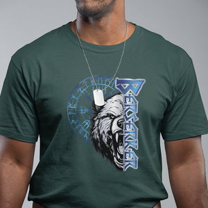 Viking T Shirt Berserk Bear Warrior Odin Norse Mythology TS09 Dark Forest Green Printyourwear