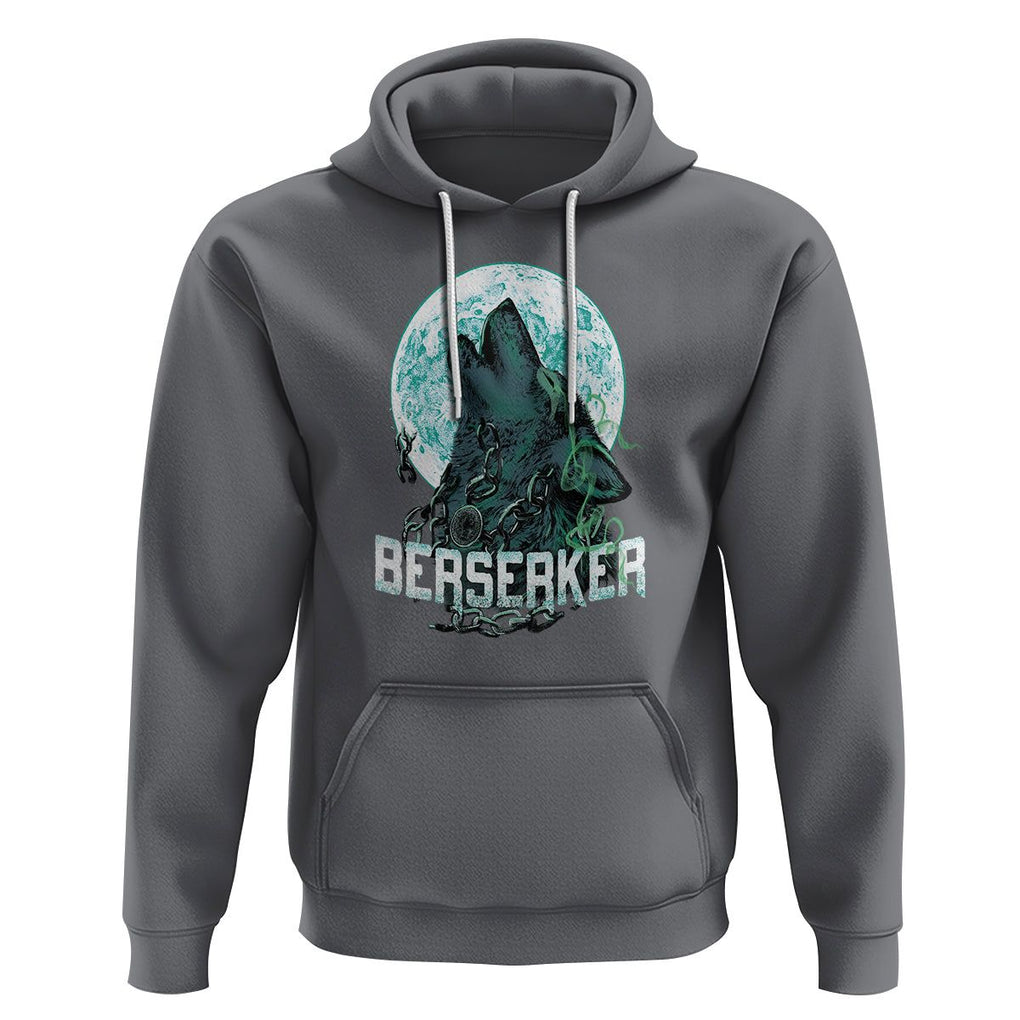 Viking Hoodie Berserk Wolf Warrior Odin Norse Mythology TS09 Charcoal Printyourwear