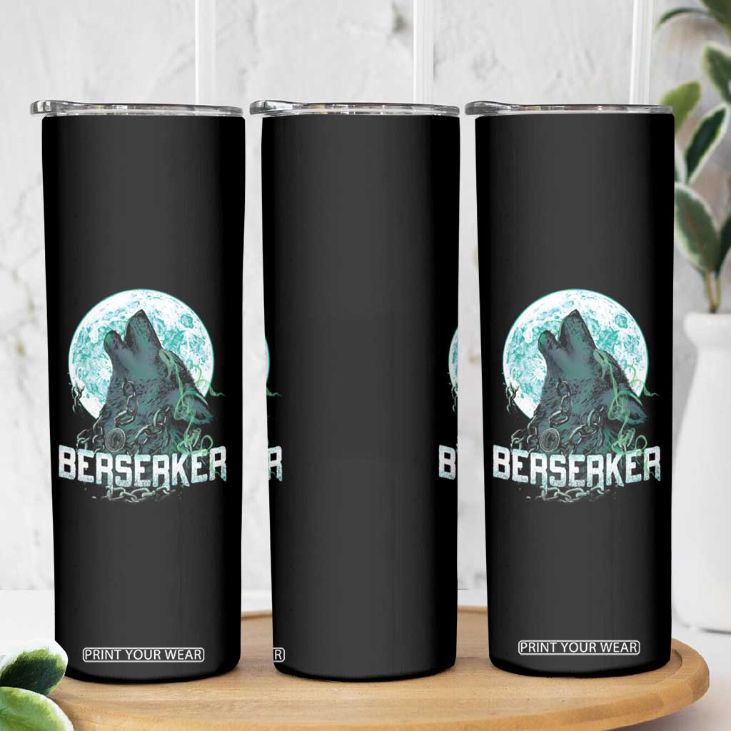 Viking Skinny Tumbler Berserk Wolf Warrior Odin Norse Mythology TS09 Print Your Wear