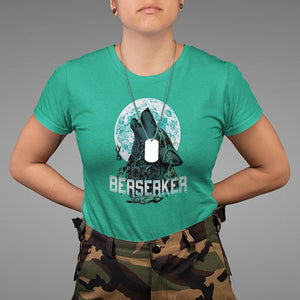 Viking T Shirt Berserk Wolf Warrior Odin Norse Mythology TS09 Irish Green Printyourwear