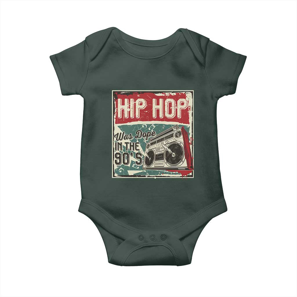 Hip Hop Was Dope In The 90's Baby Onesie TS09 Print Your Wear