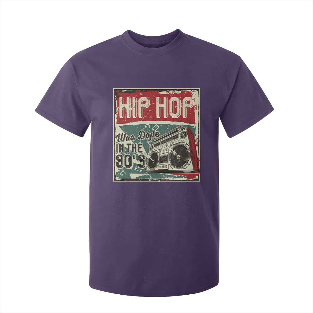 Hip Hop Was Dope In The 90's T Shirt For Kid TS09 Purple Print Your Wear