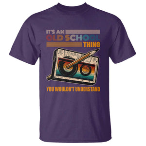 Hip Hop Old School T Shirt Its An Old School Thing You Wouldnt Understand Retro TS09 Purple Print Your Wear