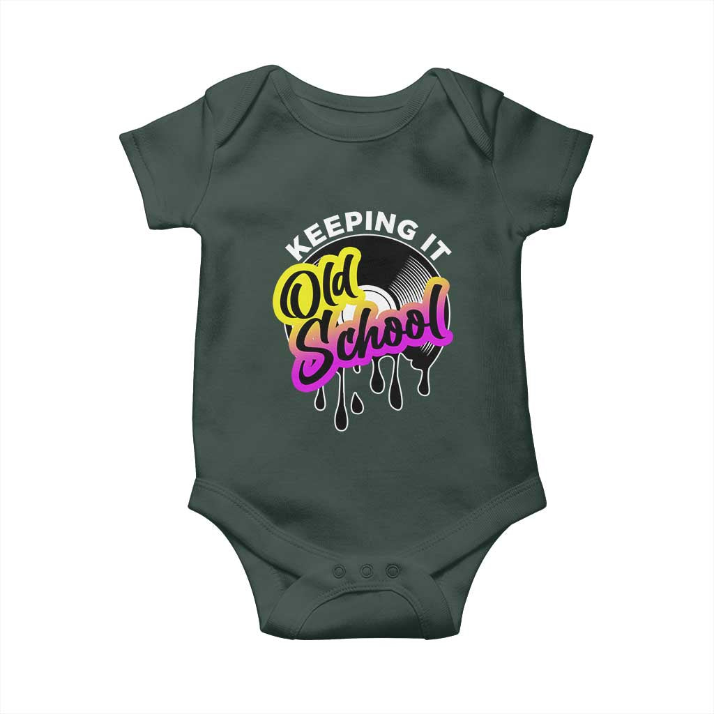 Hip Hop Keeping It Old School Baby Onesie TS09 Print Your Wear