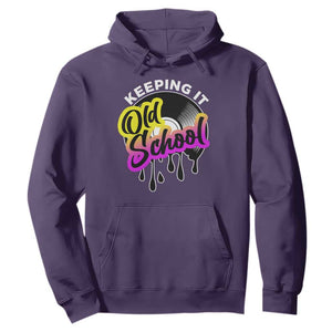 Hip Hop Keeping It Old School Hoodie TS09 Purple Print Your Wear