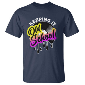 Hip Hop Keeping It Old School T Shirt TS09 Navy Print Your Wear