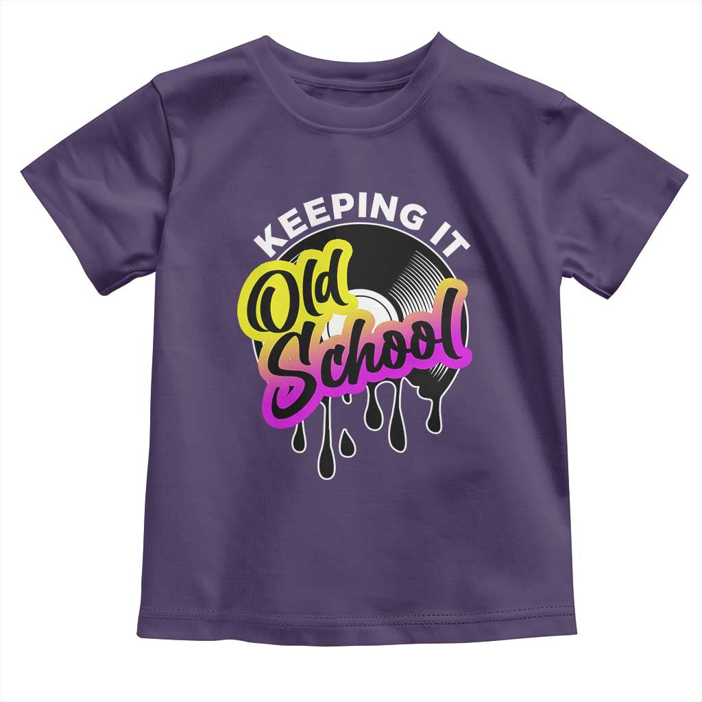 Hip Hop Keeping It Old School Toddler T Shirt TS09 Purple Print Your Wear