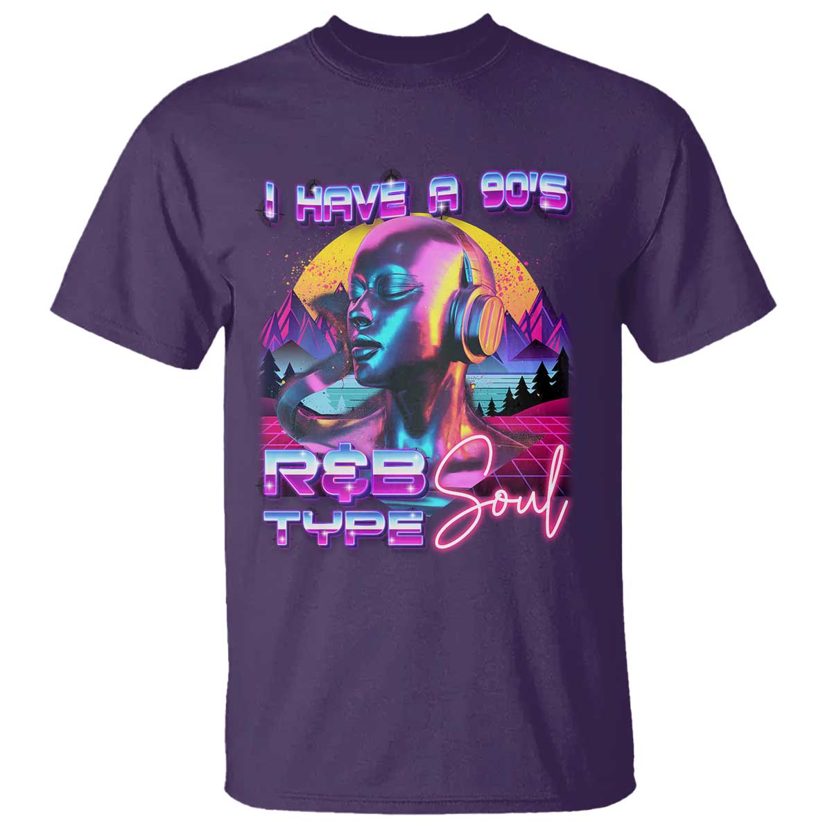Hip Hop RnB T Shirt I Have A 90's R&B Type Soul Aesthetic TS09 Purple Print Your Wear