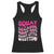 Funny Workout Hip Hop Lover Racerback Tank Top Squat Because Nobody Raps About Little Butts Gymer Rapper TS09 Black Print Your Wear