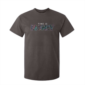 Time Is Money T Shirt For Kid TS09 Dark Chocolate Print Your Wear
