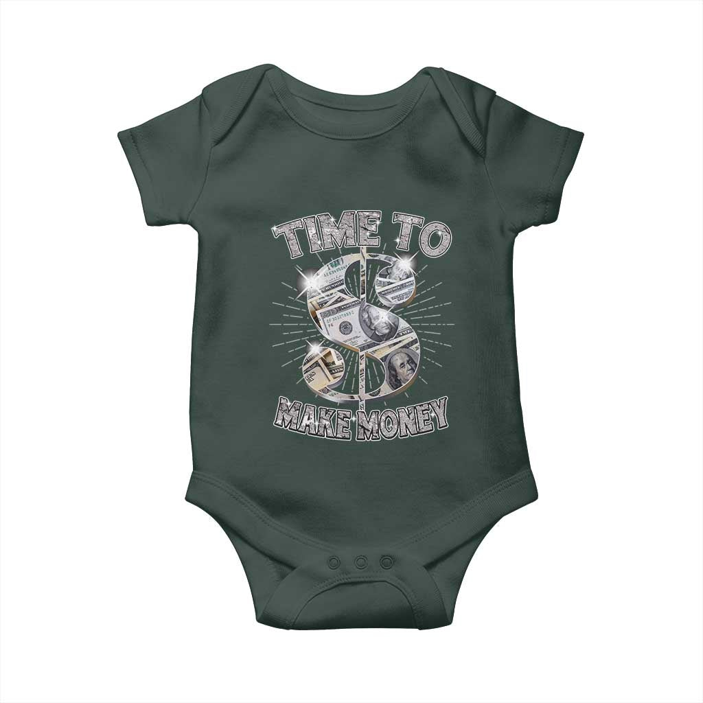 Time To Make Money Baby Onesie TS09 Print Your Wear