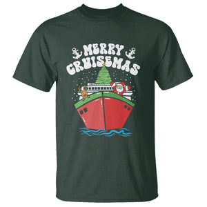 Merry Cruisemas Family Christmas Holiday Santa Reindeer Cruise Ship T Shirt TS09 Printyourwear
