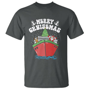 Merry Cruisemas Family Christmas Holiday Santa Reindeer Cruise Ship T Shirt TS09 Printyourwear