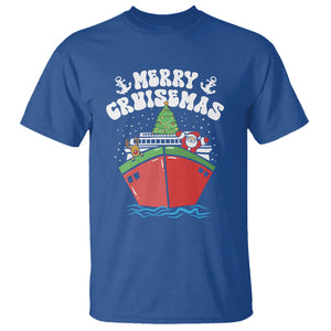 Merry Cruisemas Family Christmas Holiday Santa Reindeer Cruise Ship T Shirt TS09 Printyourwear