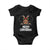 African American Christmas Baby Onesie Merry Christmas Cute Black Girl Kids TS09 Black Print Your Wear