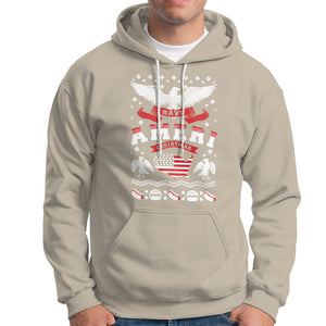Have Ameri-Christmas USA Patriotic Eagle Xmas Hoodie TS09 Sand Printyourwear