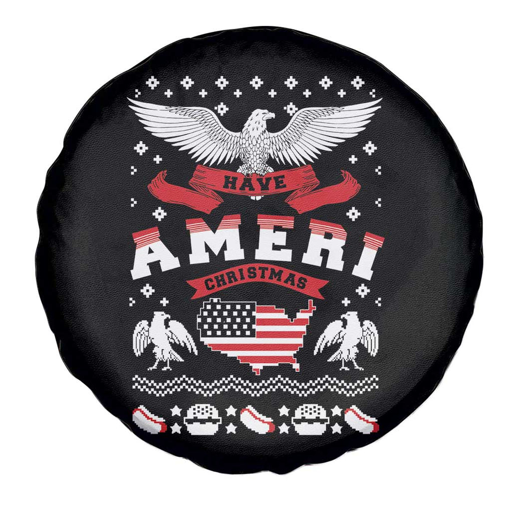 Have Ameri-Christmas USA Patriotic Eagle Xmas Spare Tire Cover TS09 Print Your Wear