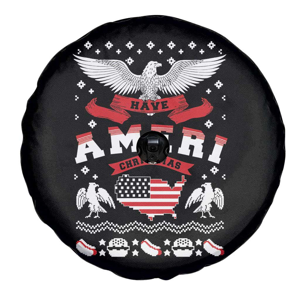 Have Ameri-Christmas USA Patriotic Eagle Xmas Spare Tire Cover TS09 Print Your Wear