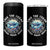 Earth Day Save The Ocean Humpback Whale 4 in 1 Can Cooler Tumbler TS09 One Size: 16 oz Black Print Your Wear