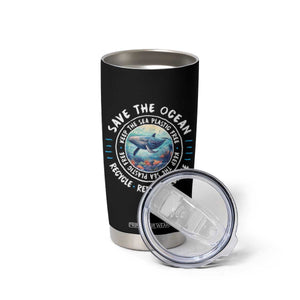 Earth Day Save The Ocean Humpback Whale Tumbler Cup TS09 Print Your Wear