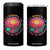 Feminist 4 in 1 Can Cooler Tumbler It's A Beautiful Day To Smash The Patriarchy Rainbow TS09 One Size: 16 oz Black Print Your Wear