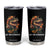 Eat The Patriarchy Feminist Dinosaur Tumbler Cup TS09 Black Print Your Wear