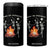 Funny Feminist 4 in 1 Can Cooler Tumbler Burn The Patriarchy Skeleton Dancing TS09 One Size: 16 oz Black Print Your Wear