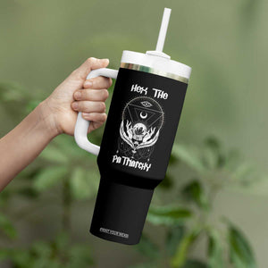Hex The Patriarchy Feminist Witch Celestial Moon Tumbler With Handle TS09 Print Your Wear