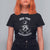 Feminist Witch T Shirt For Women Hex The Patriarchy Celestial Moon Snake TS09 Black Printyourwear