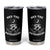 Feminist Witch Tumbler Cup Hex The Patriarchy Celestial Moon Snake TS09 Black Print Your Wear