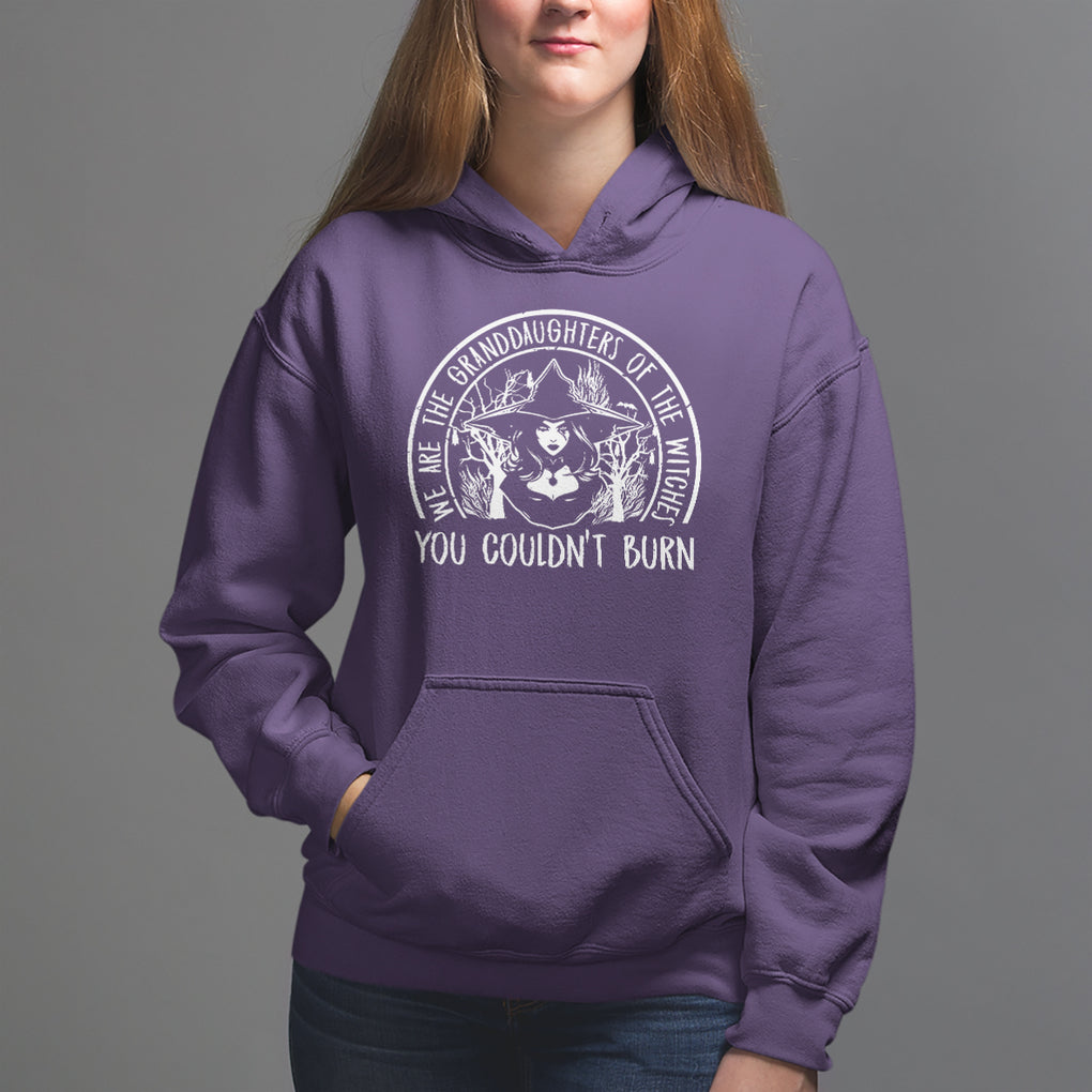 We Are The Granddaughters Of The Witches You Couldn't Burn Hoodie TS09 Purple Printyourwear