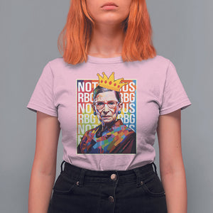 Women's Rights T Shirt For Women Notorious RBG Ruth Bader Ginsburg Feminist TS09 Light Pink Printyourwear