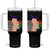 Feminist Tumbler With Handle Never Underestimate The Power Of A Girl With A Book RBG TS09 One Size: 40 oz Black Print Your Wear