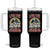 Feminist Tumbler With Handle I Just Want To Pet Cats and Crush The Patriarchy TS09 One Size: 40 oz Black Print Your Wear
