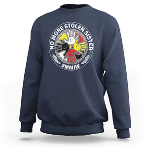 MMIW Sweatshirt No More Stolen Sisters Stop Missing Murdered Indigenous Women Girl TS09 Navy Printyourwear
