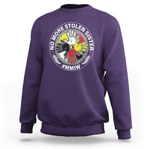 MMIW Sweatshirt No More Stolen Sisters Stop Missing Murdered Indigenous Women Girl TS09 Purple Printyourwear