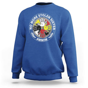 MMIW Sweatshirt No More Stolen Sisters Stop Missing Murdered Indigenous Women Girl TS09 Royal Blue Printyourwear