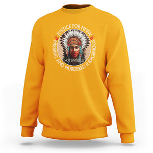MMIW Sweatshirt Justice For Missing Murdered Indigenous Women Girl TS09 Gold Printyourwear